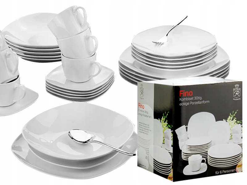 

Arzberg Fino Serwis Obiad Kawa 6/30 Porcelana