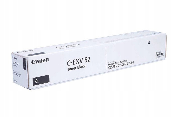 Originálny toner Black Canon Adv iR-C7565, iR-C7570, iR-C7580 (C-EXV52BK,