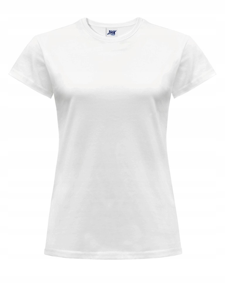 

T-shirt damski biały Jhk 170 g 100% bawełna XXL