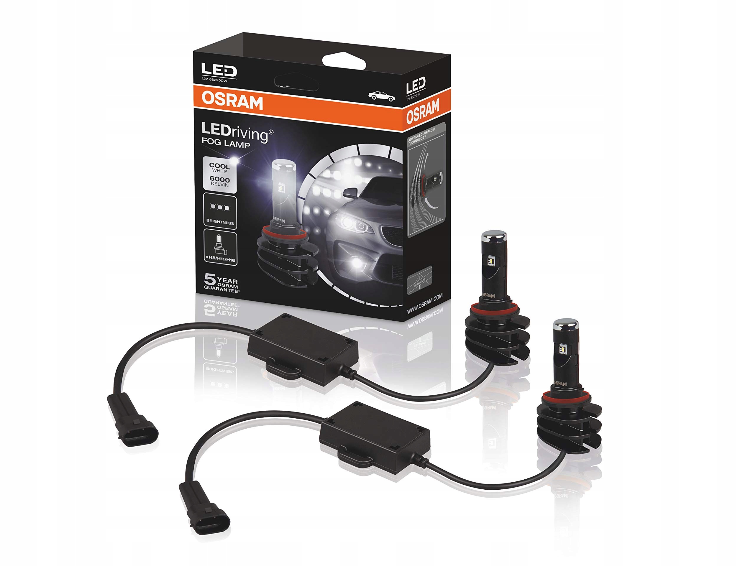 Žiarovky Osram LEDriving H8 2 ks