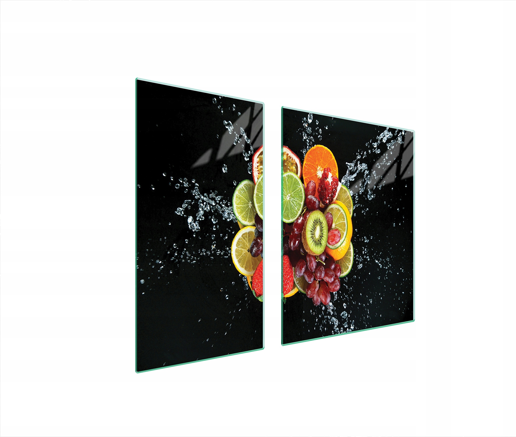 Skleněná Ochranná Deska Na Sporák 90x52 Ovoce Tvrzené Sklo