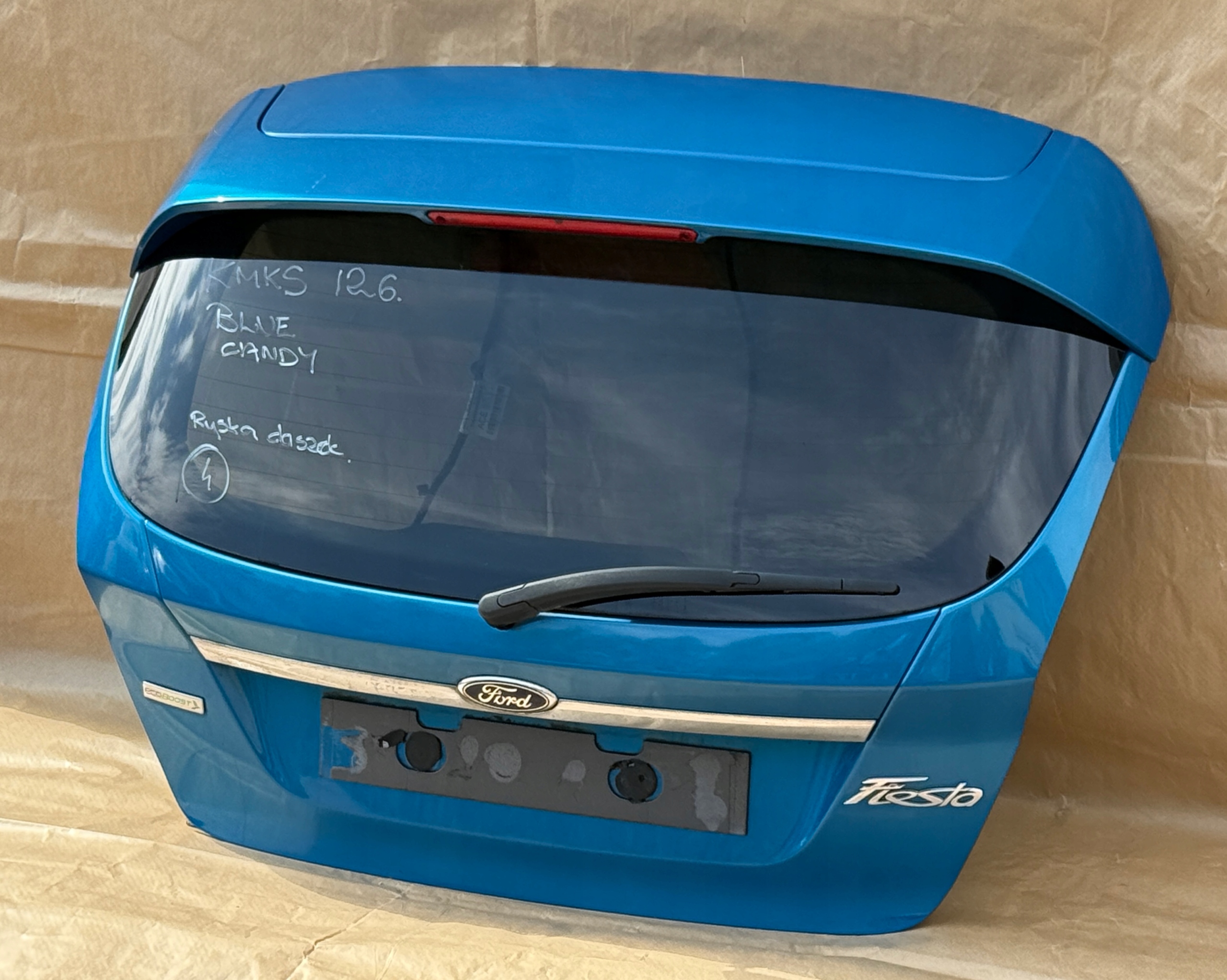 FORD FIESTA MK7 LIFT 2012-2017 boot door BLUE CANDY original