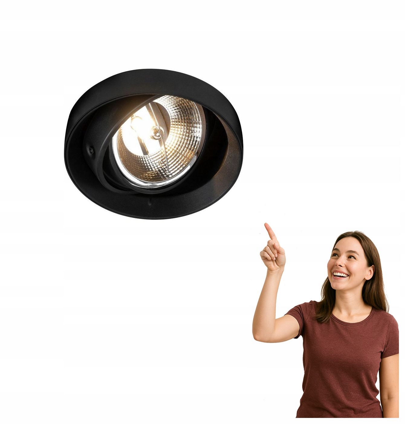 Zápustné svítidlo kulaté stropní svítidlo Oneon DL Round 111-1 ARGU10-045 Zuma Line