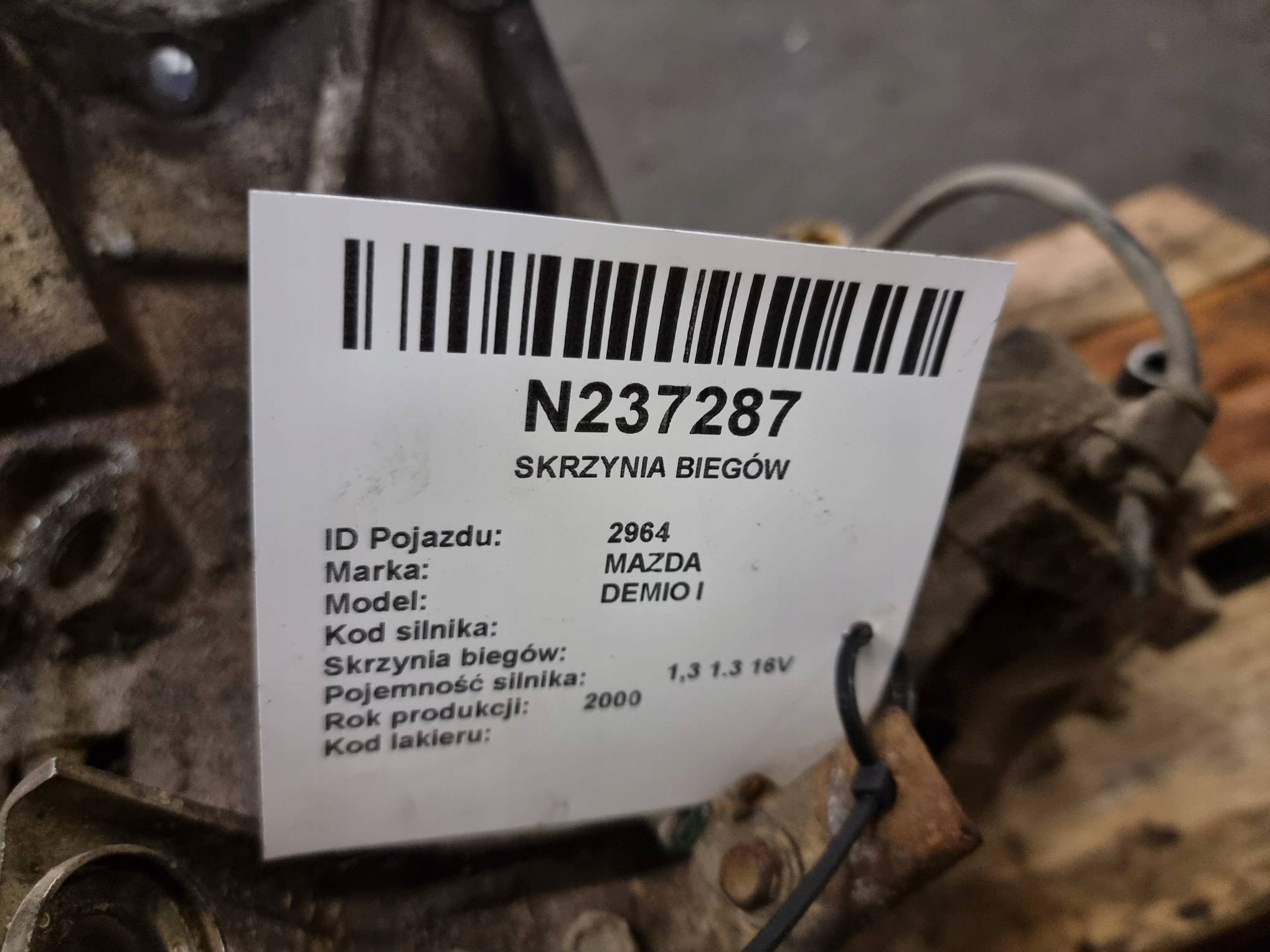 CAMBIO 1.3 16V MAZDA DEMIO e
