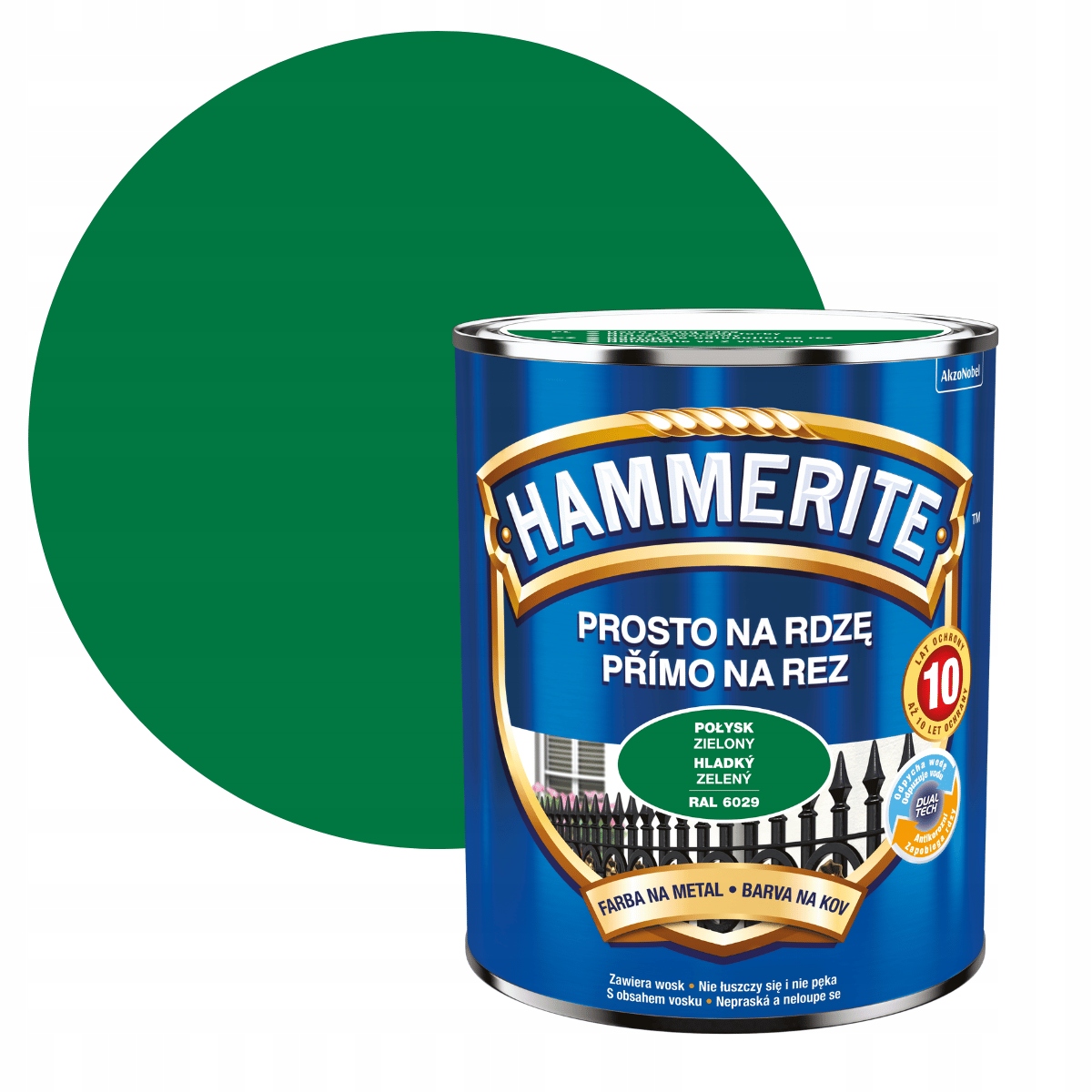 

Hammerite Na Rdzę 0,7L Zielony Połysk