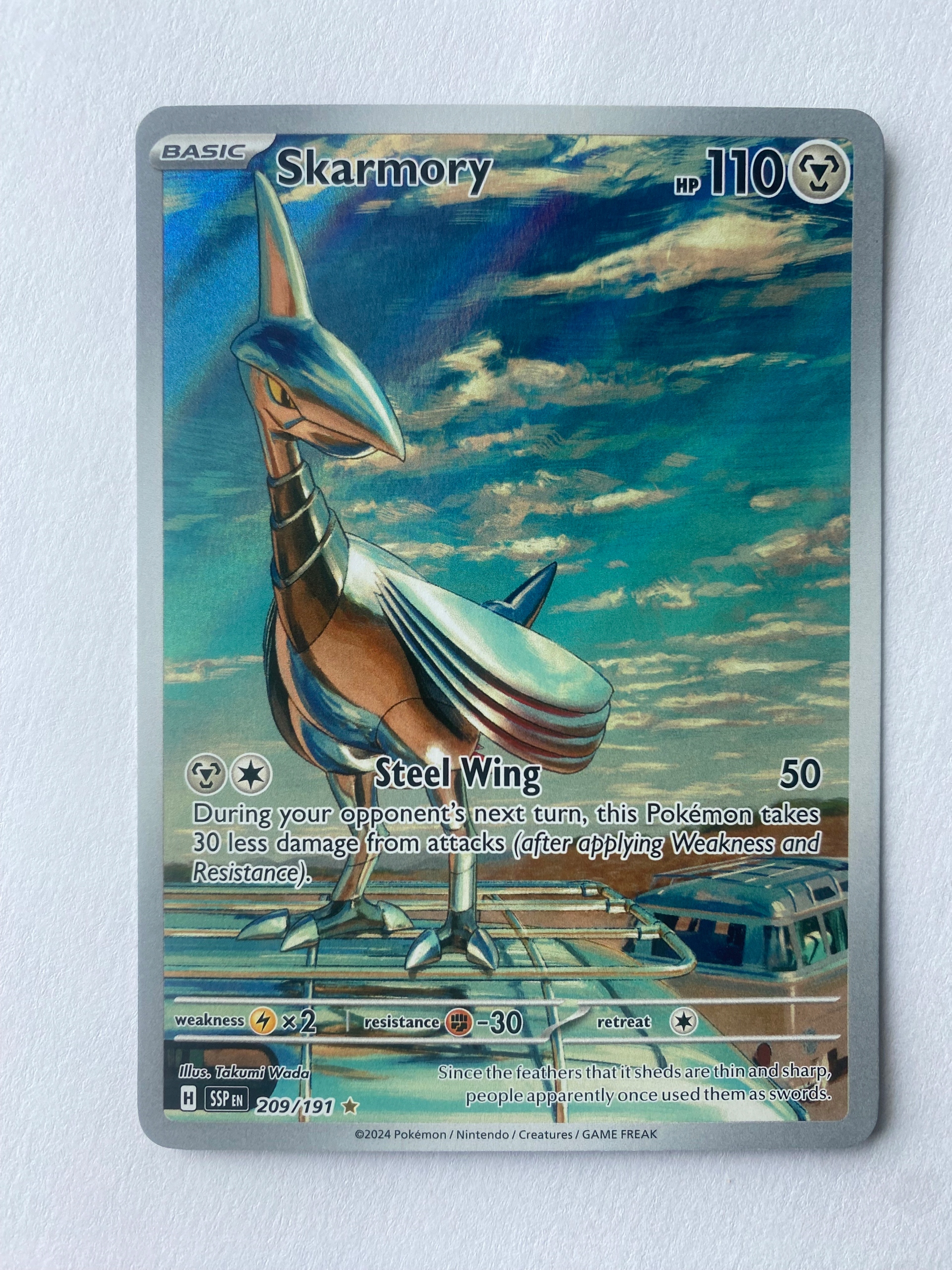 Karta Pokemon: Skarmory (SSP 209) / Surging Sparks