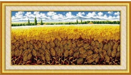 Křížková výšivka počítaná sada (kanva, mulina)