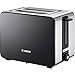 BOSCH Toster Kompaktowy ComfortLine 1050W Stalowy Czarny 2 Kromki — miniatura 3
