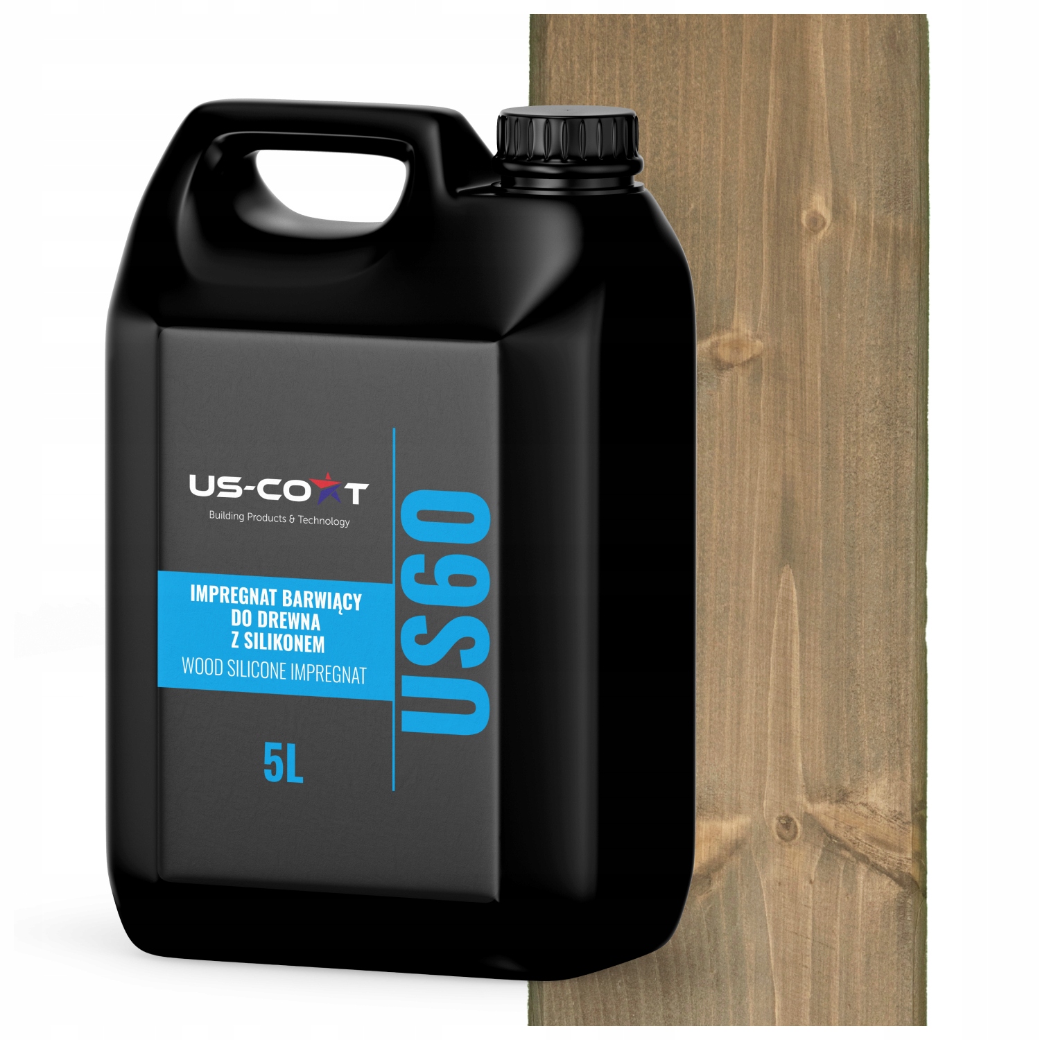 Barvící Impregnat Na Dřevo Se Silikonem 2v1 Altán Barva Šedá V Béžové 5L