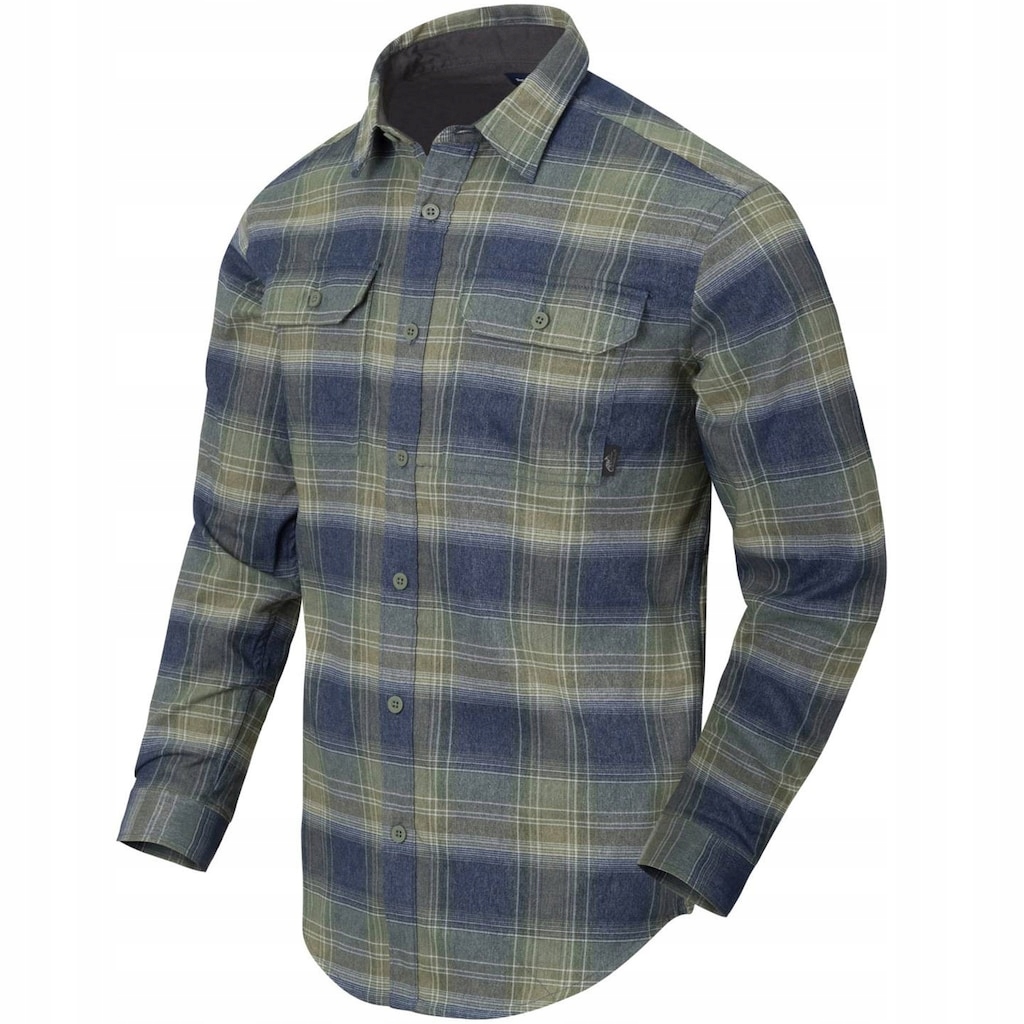 Pánská košile Helikon-Tex GreyMan Polyester/Nylon Blast Blue Plaid S