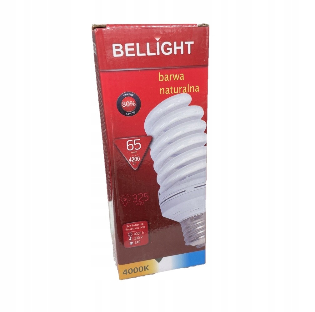 

Żarówka Energooszczędna Clf T2 Spiral 65w e40 4000