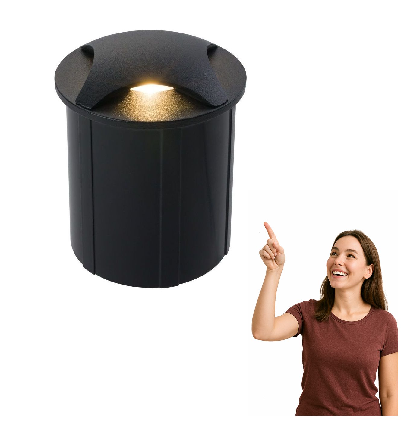 Venkovní zabudovatelná Led lampa 3W IP65 Pat M 8162 Nowodvorski