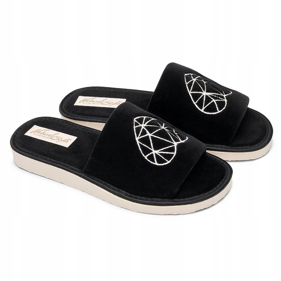 

Pantofle Meteor Natural Style NS-044 czarne R.38