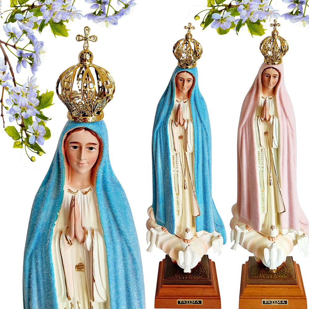 FATIMA FIGURA MATKI BOŻEJ FATIMSKIEJ POGODYNKA 29 cm