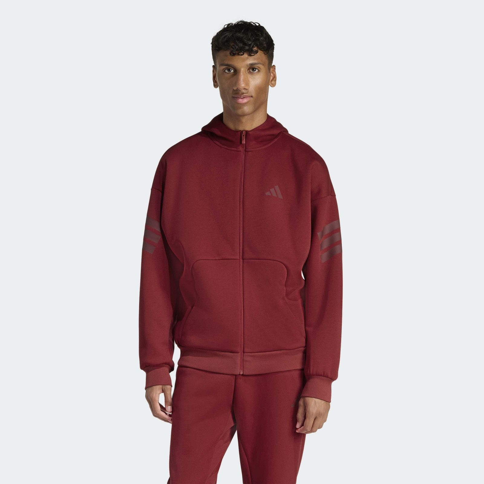 Pánská mikina adidas M Fi 3S Fz Hooded Track Top