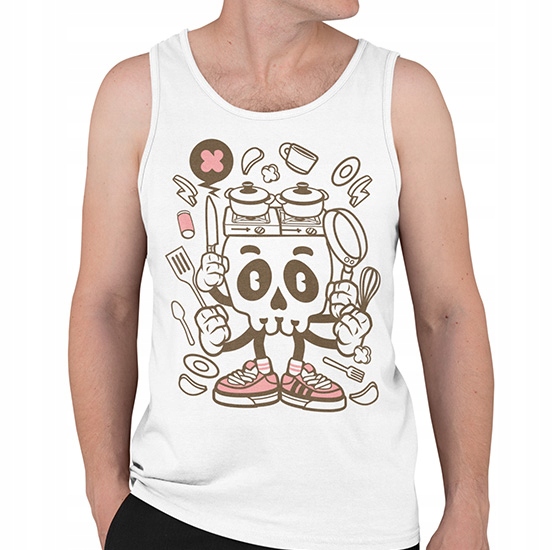 TANK TOP ANIMOWANE COOKING SKULL