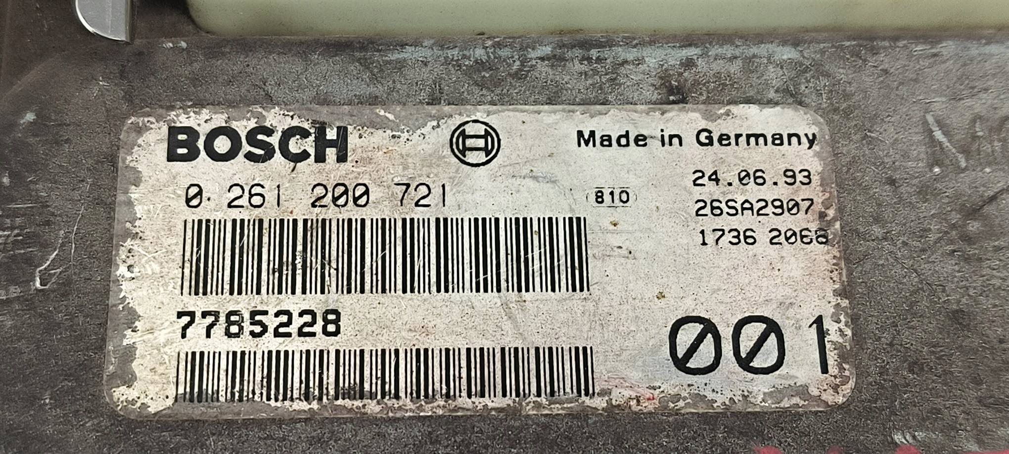 computer Motore ECU 0261200721 LANCIA DELTA