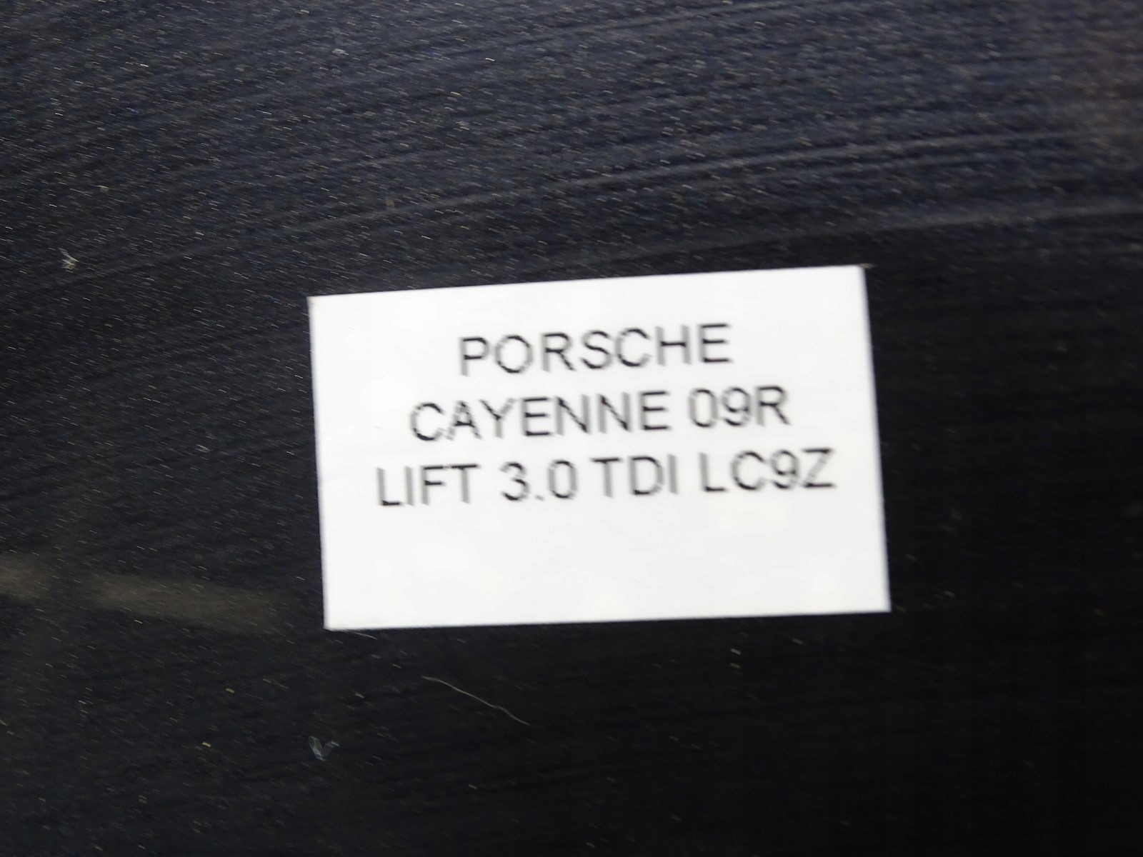 door front front right PORSCHE CAYENNE and 7L LIFT LC9Z