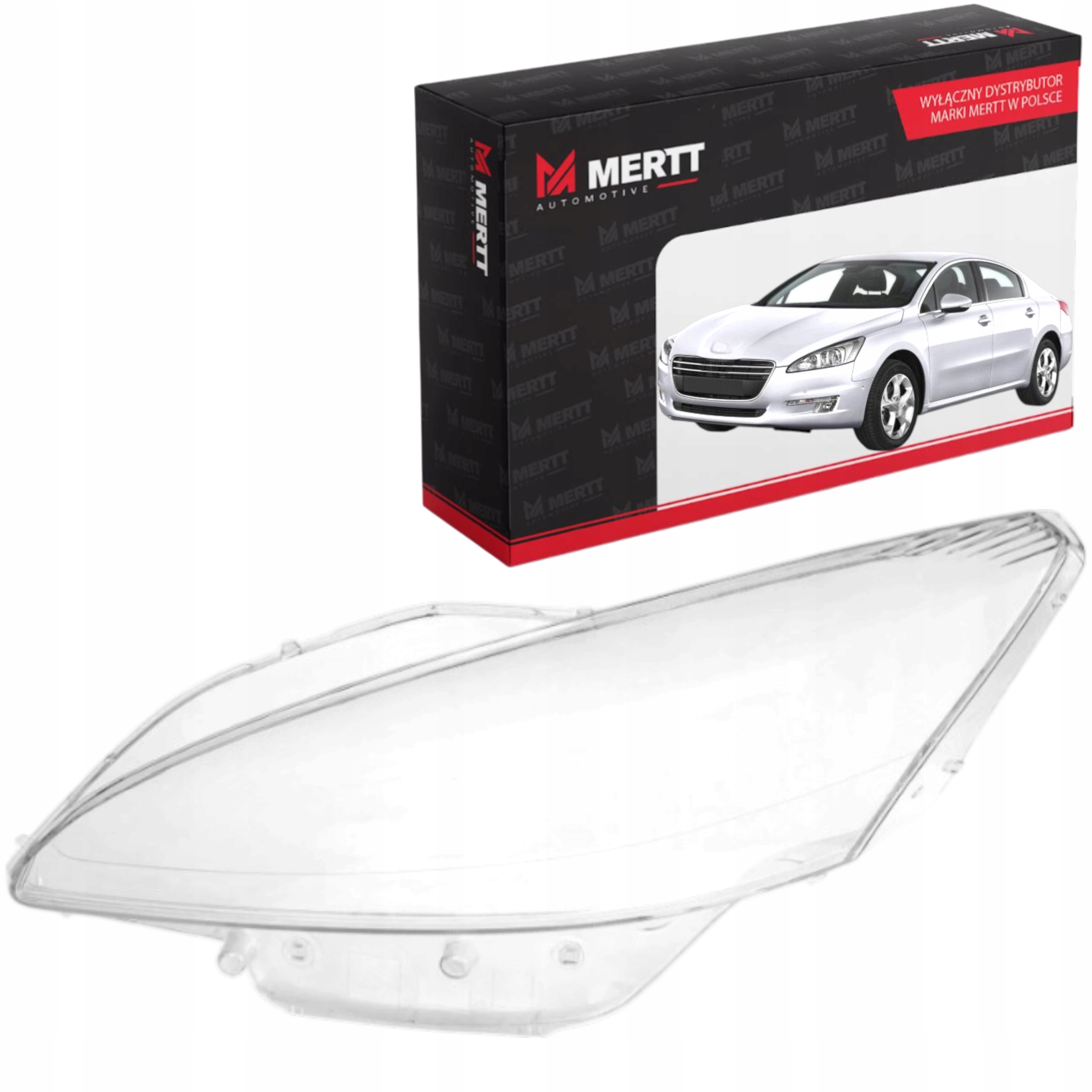Klosz Levé sklo světlometu lampa Peugeot 508 2010-2014