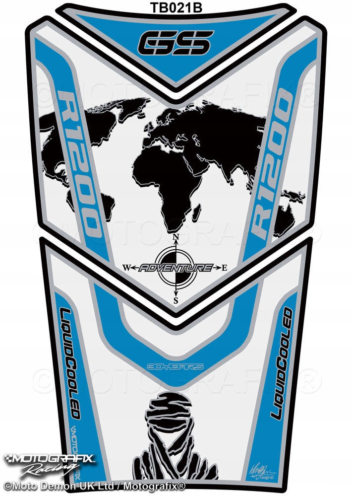 TANKPAD MOTOGRAFIX BMW R1200GS Adventure 2014-2016