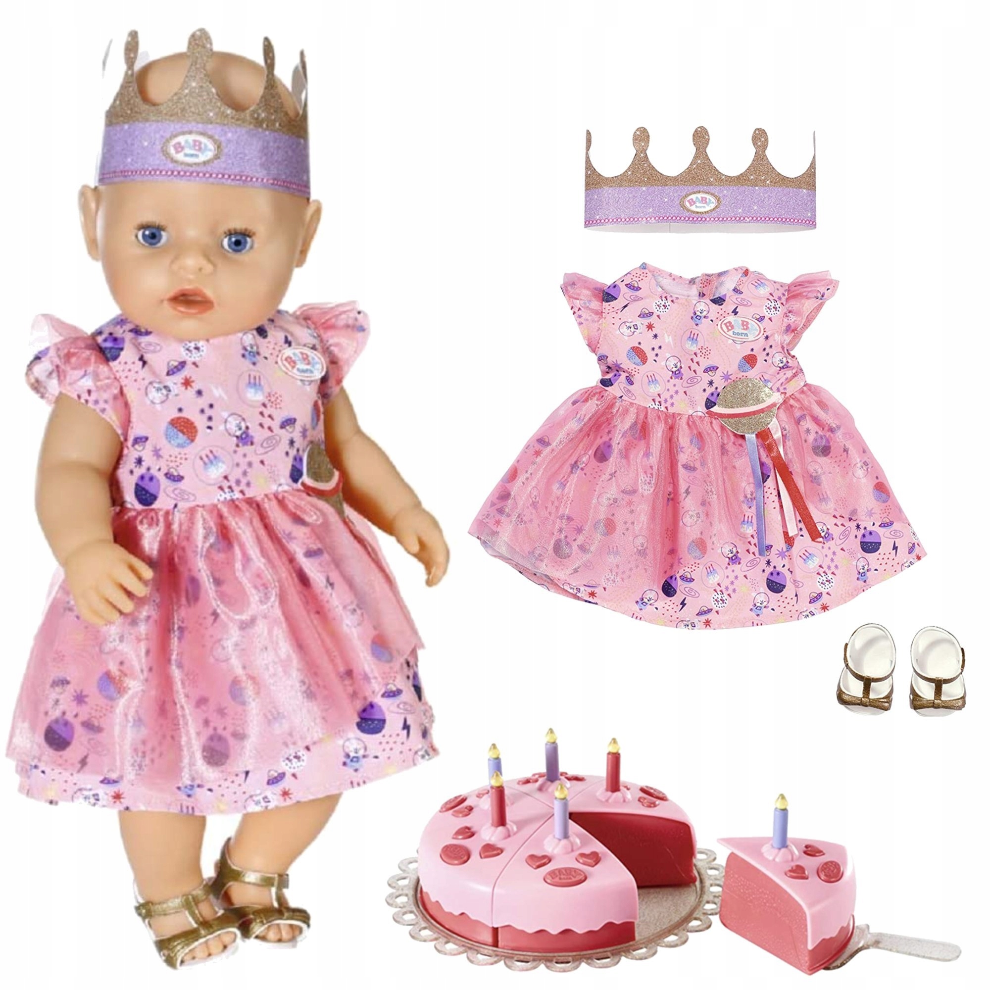 

Zestaw Ubranka dla Lalki Baby Born na Urodziny