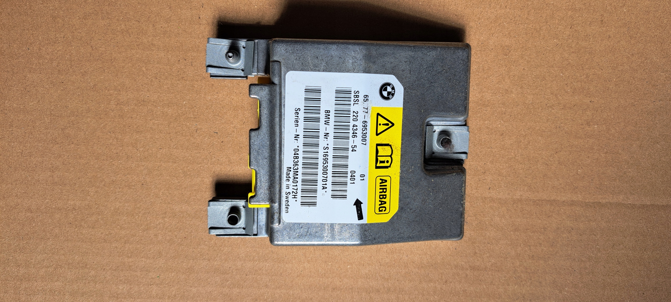 Sterownik moduł sensor airbag BMW E61 6953007