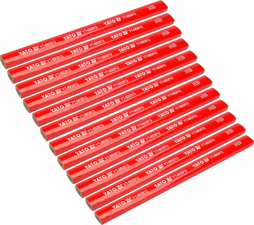 

Zestaw Ołówków Stolarskich 12 Szt 175MM Hb Yato