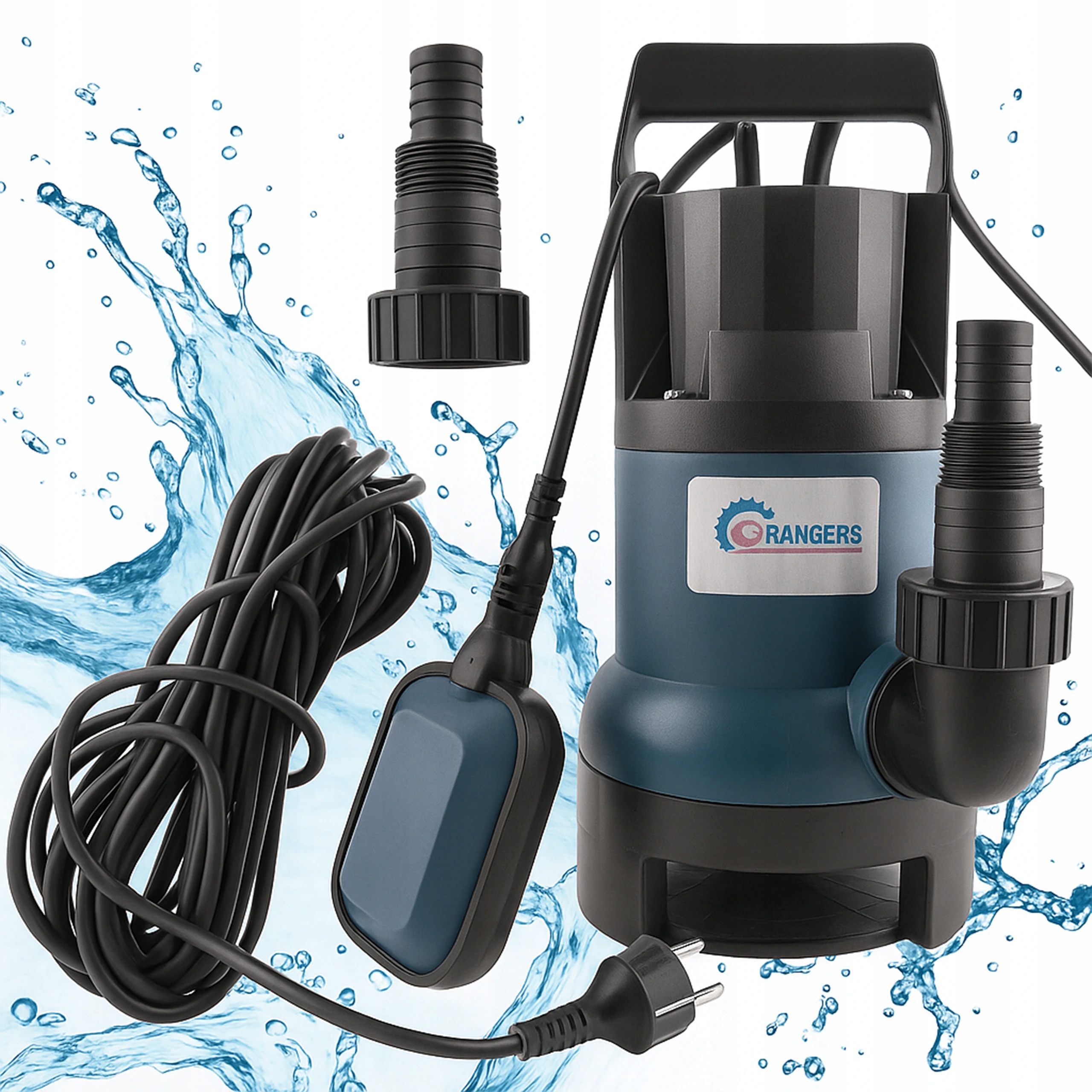 Pompa Zatapialna Do Wody Brudnej Czystej Deszczówki Z Pływakiem 3050w 10m