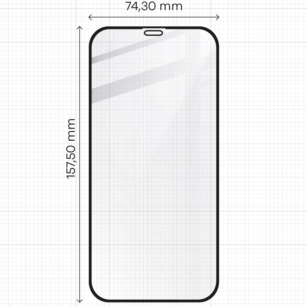 Szkło hartowane do iPhone 12 Pro Max, Bizon Edge EAN (GTIN) 5903896180304