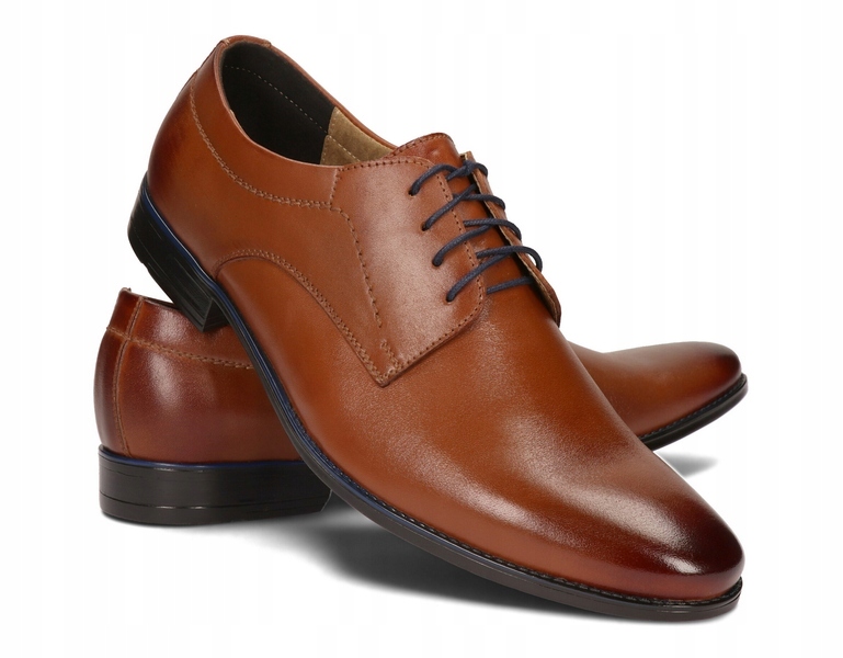 

Półbuty Obuwie Męskie Wizytowe 324/N Brąz 38