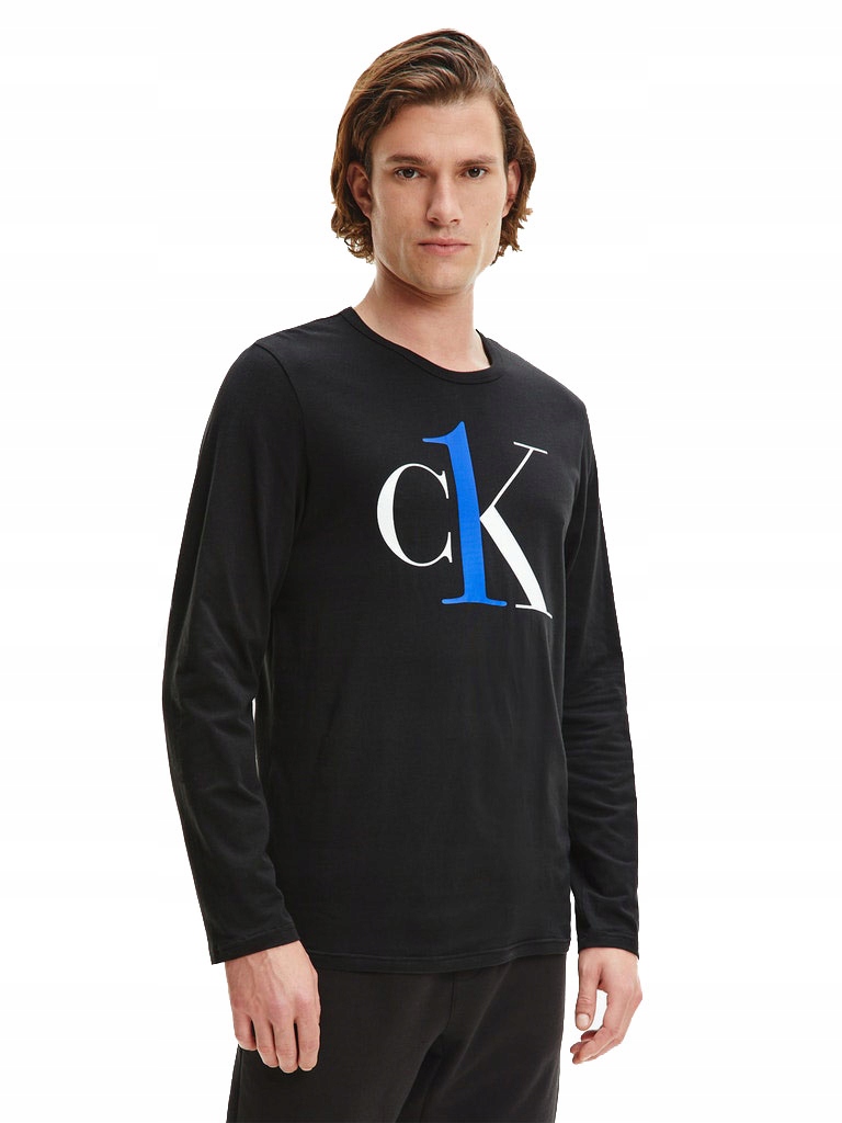 CALVIN KLEIN MĘSKA KOSZULKA CREW NECK BLACK r.S