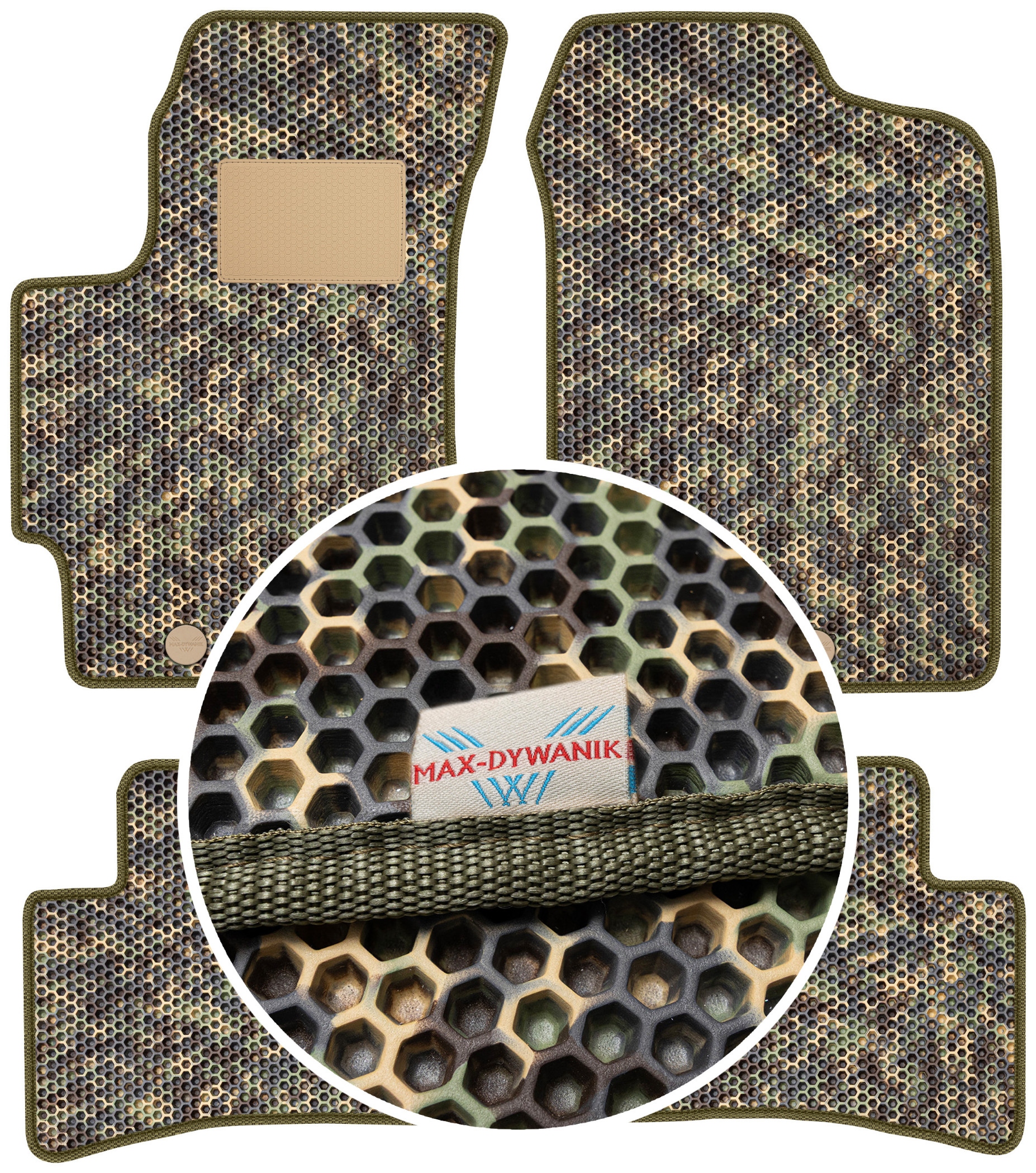 Kia Rio II Fl 2009-2011 Gumové rohože do auta Eva Moro