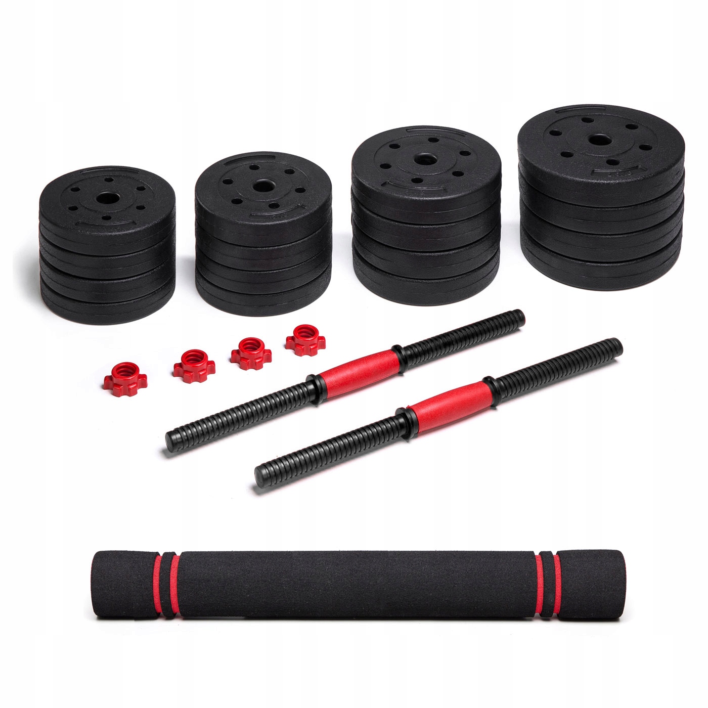 

Zestaw Hantle 30kg 2x15kg Hantli Sztanga Gryf