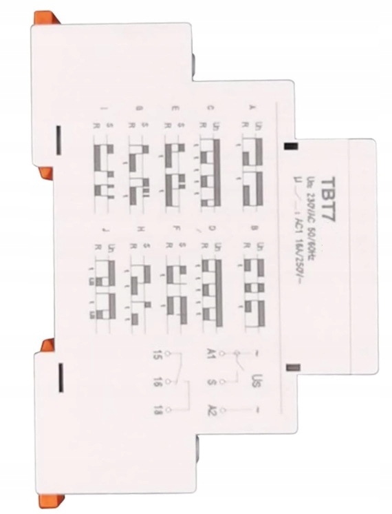 Przekaźnik czasowy wielofunkcyjny 12-240V AC/DC Marka bez marki