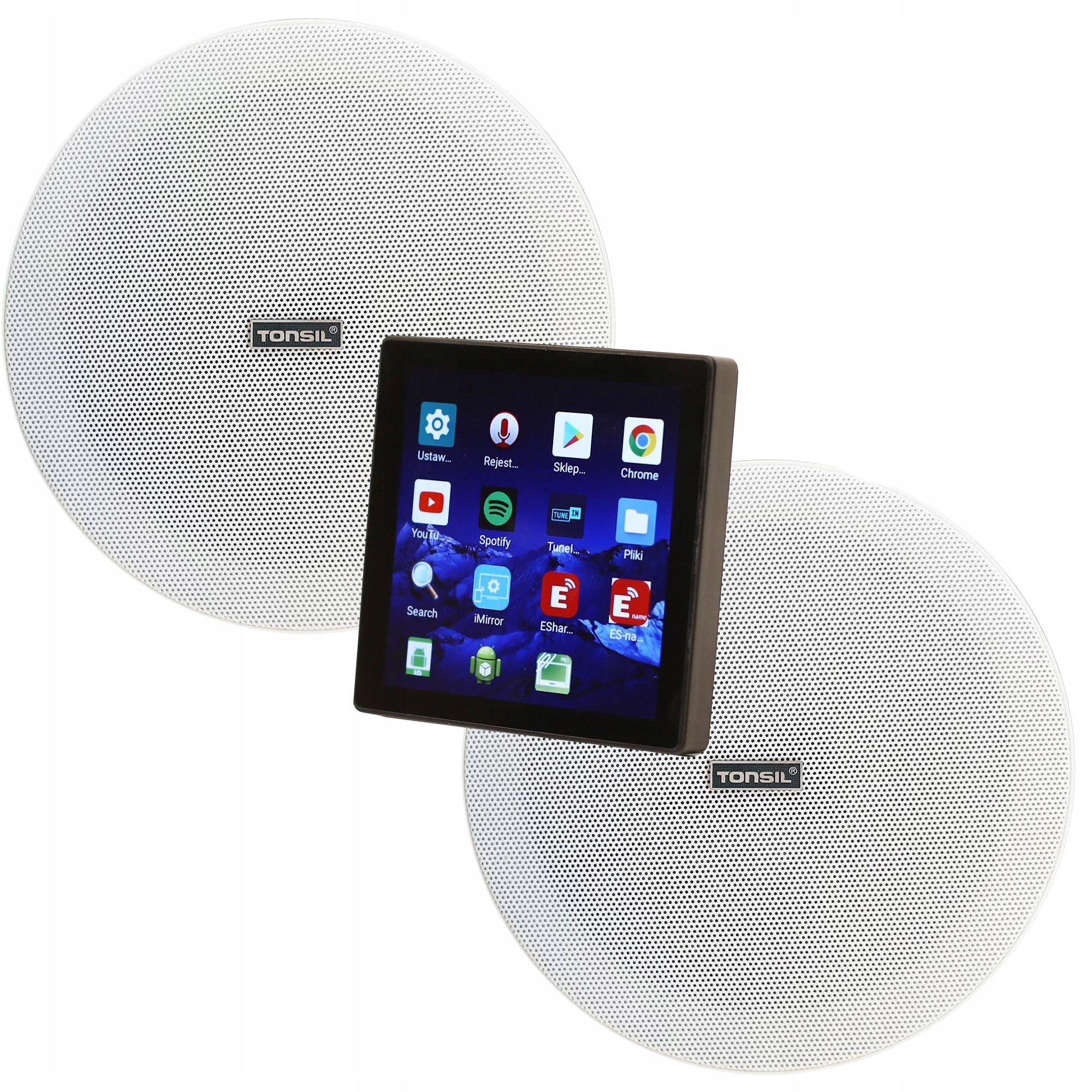 Tonsil Nástěnný přehrávač Android Zesilovač WS-65 2x reproduktor Zgsu 20P