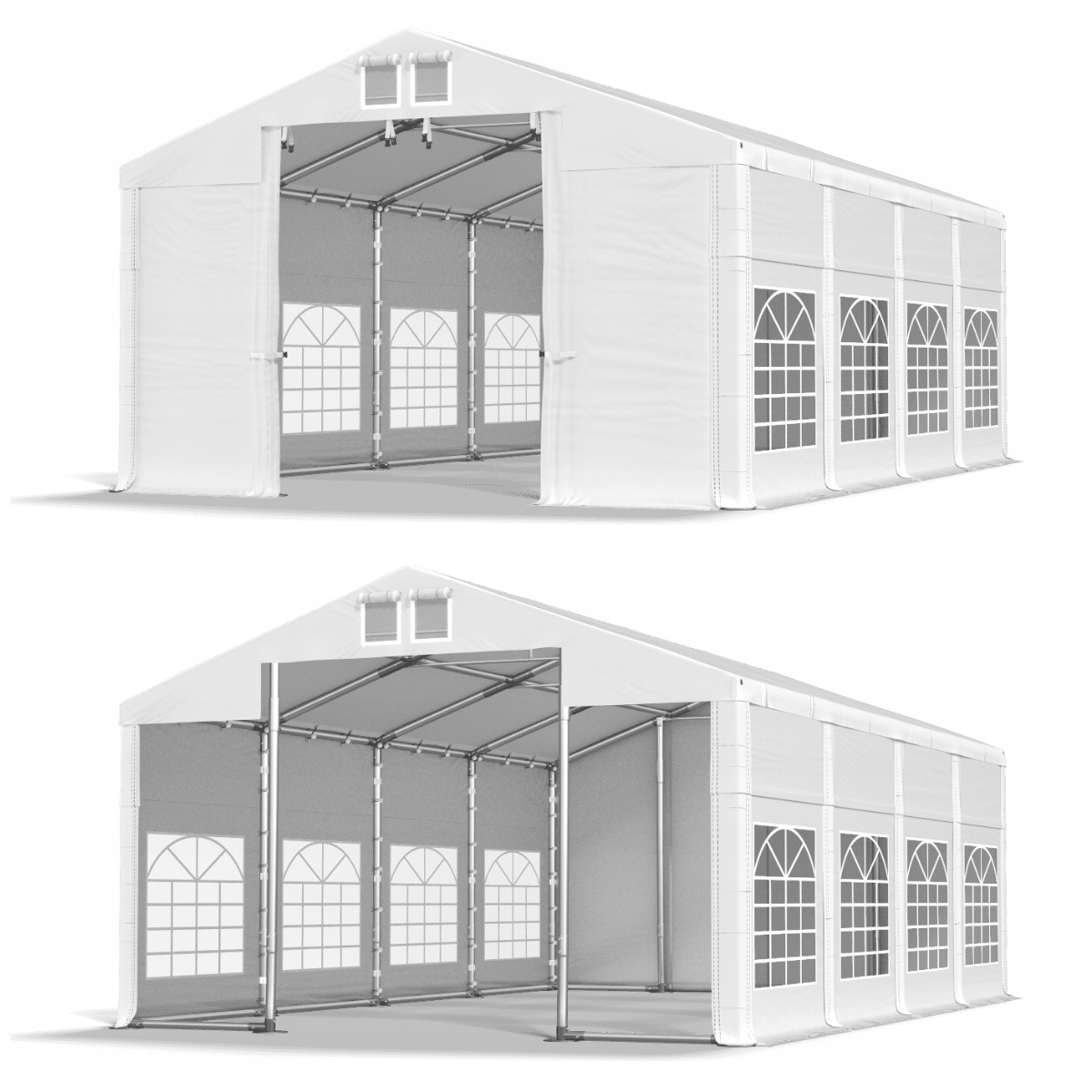 Namiot Ogrodowy 4x8m [2,5m] Weselny Das 560 W Różne