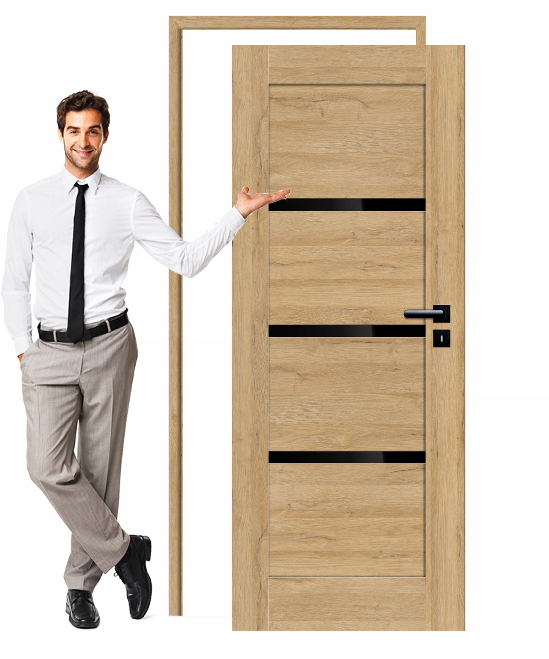 Interiérové dveře Paloma s pevnou zárubní a dýhou Premium