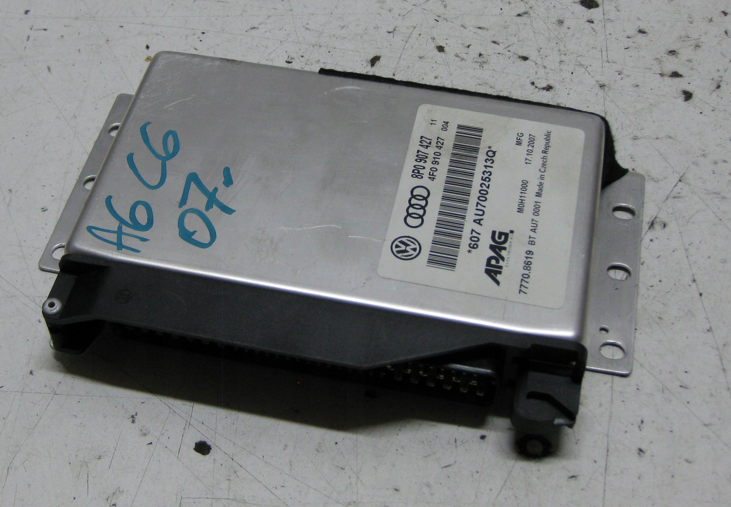 AUDI A6 C6 2.7 TDI 07R KOMBI computer control unit gearboxes 8P0907427