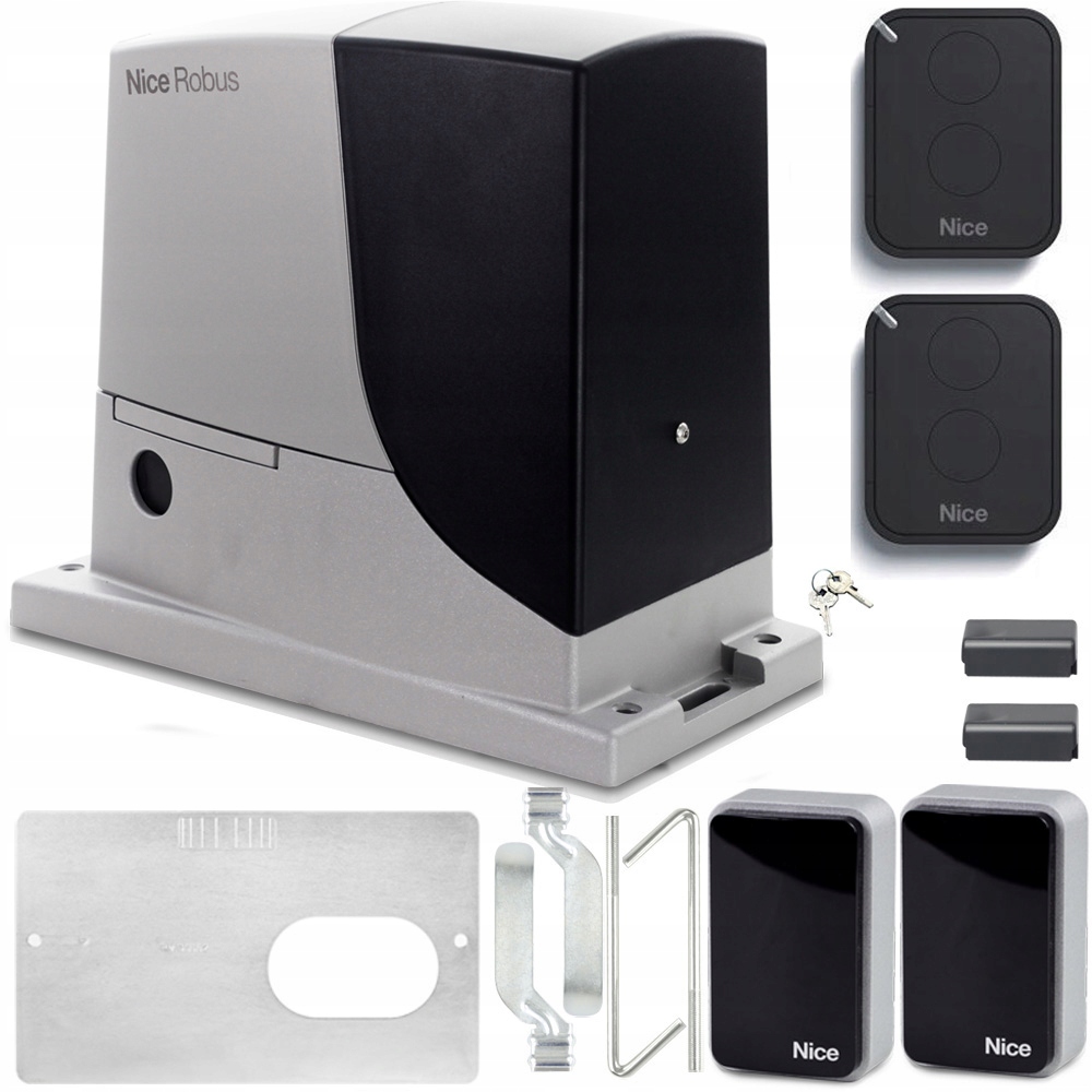 

Zestaw Napęd Do Bram Nice ROBUS1000 2xPILOT 1000KG