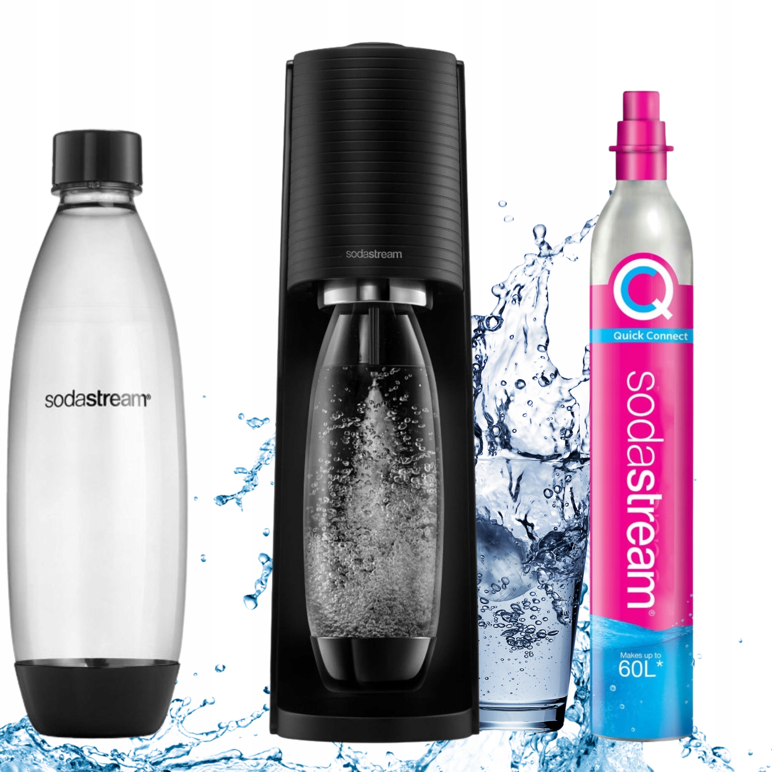 Výrobník Sody Pro Plynování Vody Sifon Soda Stream Terra Náboj Láhev Bonus
