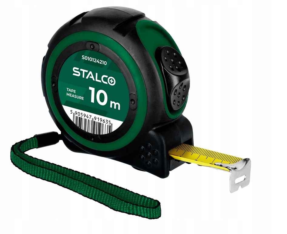 Miara zwijana 10mx25mm Stalco 24210 miarka metrówka 10M taśma żółta