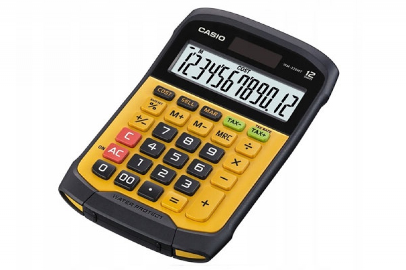 Wodoodporny Kalkulator Casio WM-320MT Brudoodporny Wodoodporny