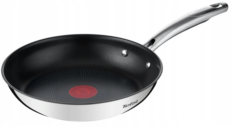 

Patelnia Srebrna Tefal 24 CM Duetto+ Inox Indukcja