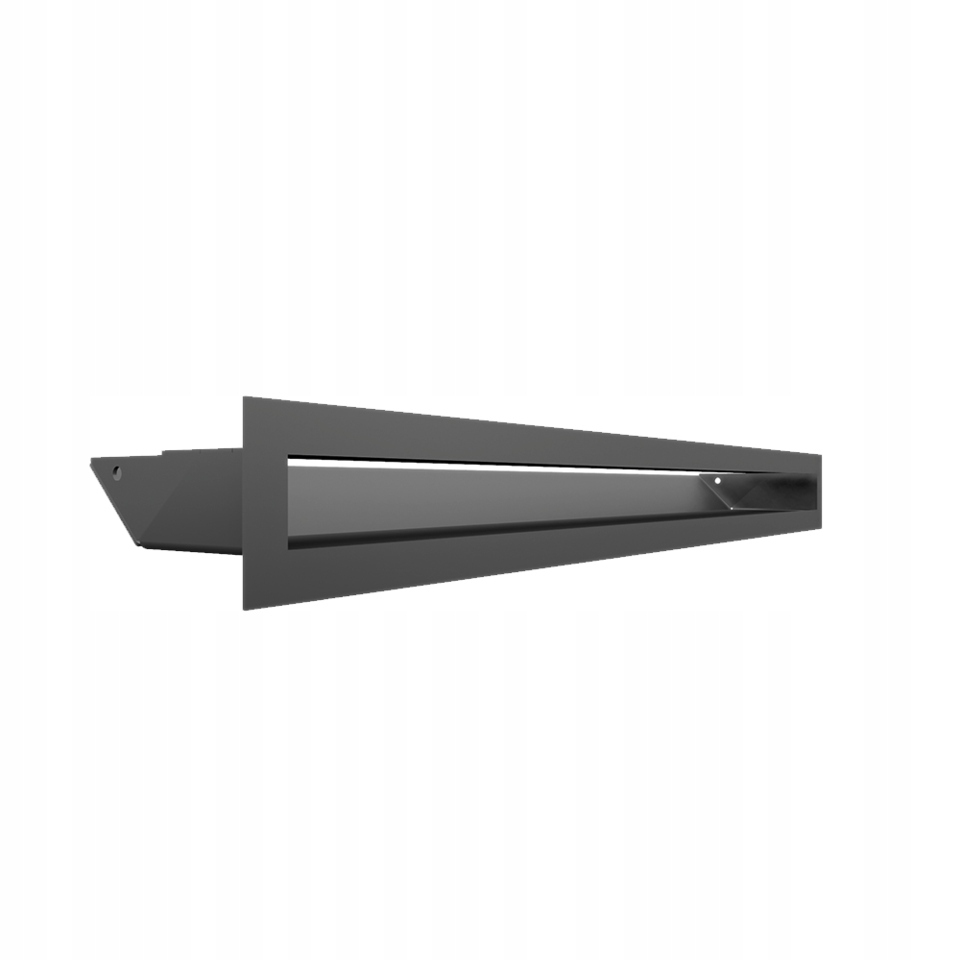 Krbová mřížka Luft 60x600 45s Sf grafitová 6x60 slim deska grafitová