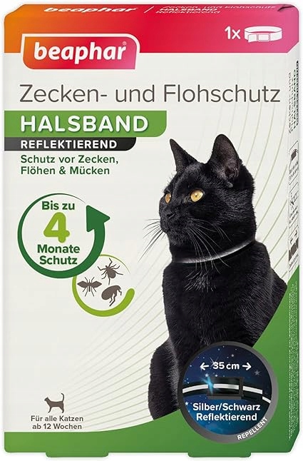 Obojek pro kočky proti klíšťatům Komáří blechy 100% přírodní klíšťatům