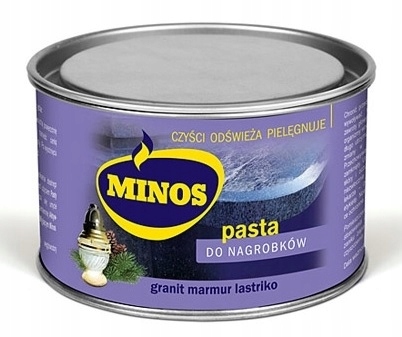 

Do nagrobków pasta stała Minos 240g