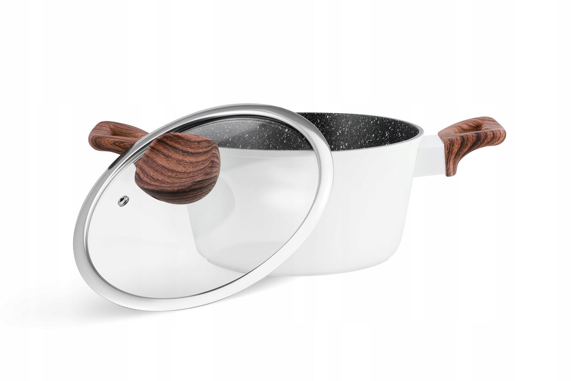 Garnki zestaw garnkow granitowe garnek z pokrywka maly zestaw garnkow Linia Edenberg Decorate Your Kitchen