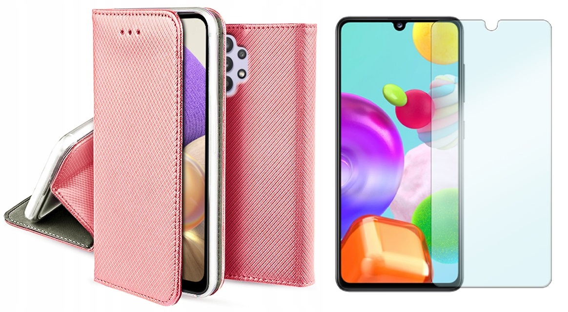 ETUI BOOK CASE do SAMSUNG GALAXY A32 5G + SZKŁO 9H