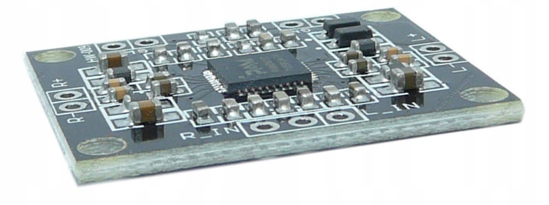 Moduł Wzmacniacz audio stereo 2x15W PAM8610 Rodzaj wzmacniacz