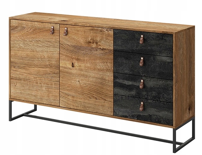 

Komoda szafka szuflady 153cm Drako Loft Industrial